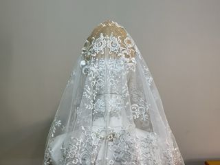 Mantilla de fallera Blanco NUEVAS