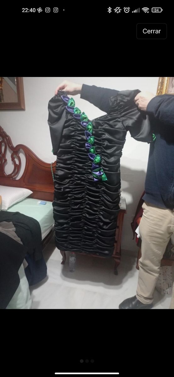 Vestido negro de fiesta