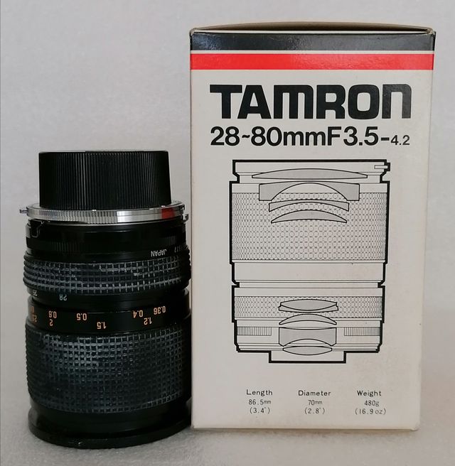 OBIETTIVO TAMRON 28-80mm. F. 3,5-4,2