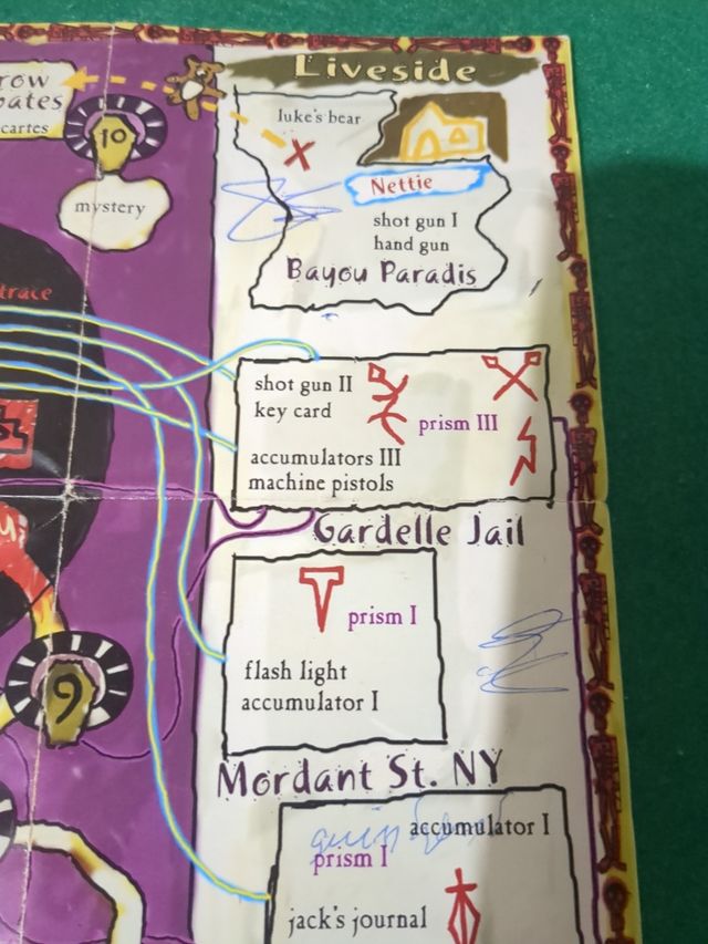 Shadow man psx e mappa, spagnolo