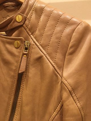 CAZADORA DE PIEL DE MASSIMO DUTTI