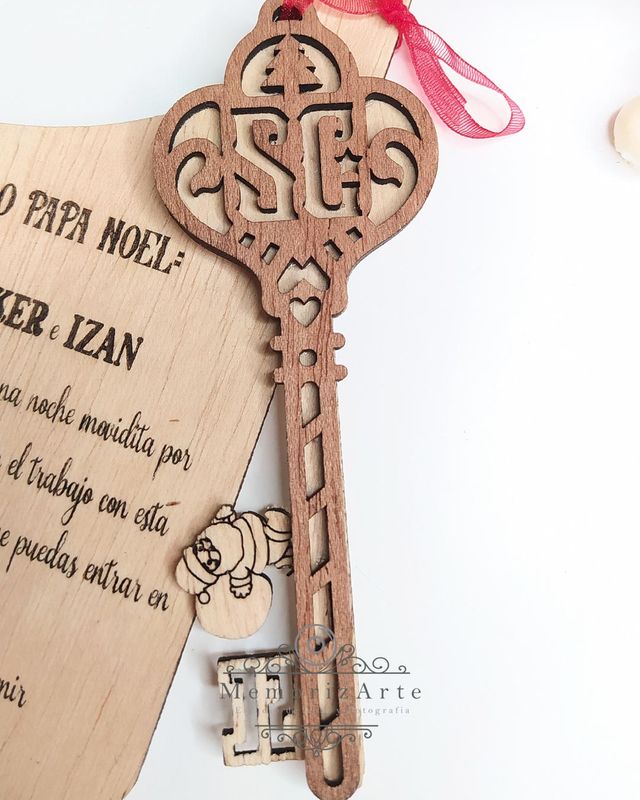 Navidad: Llaves cuelga puertas personalizadas