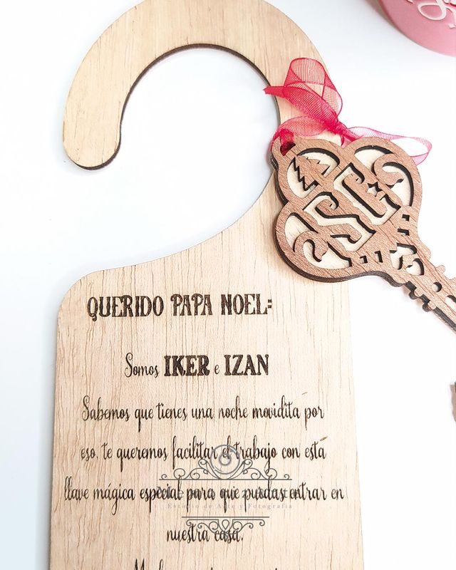 Navidad: Llaves cuelga puertas personalizadas