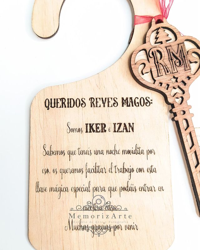 Navidad: Llaves cuelga puertas personalizadas