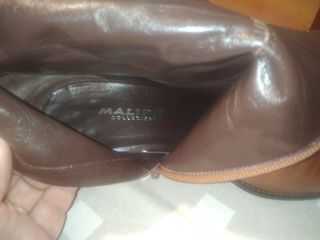 Botines Malipiu de piel. 38.
