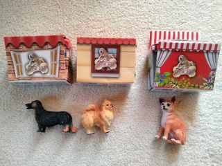 2 perritos y 1 gato juguete Pedigree