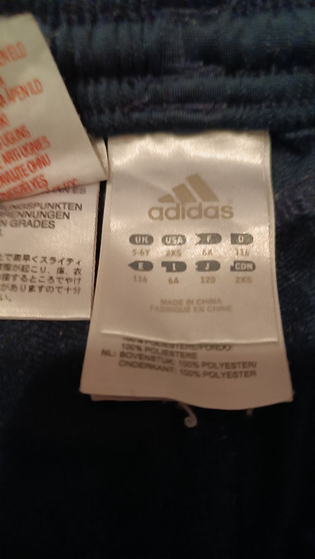 Pantalón de chándal adidas original T-5-6