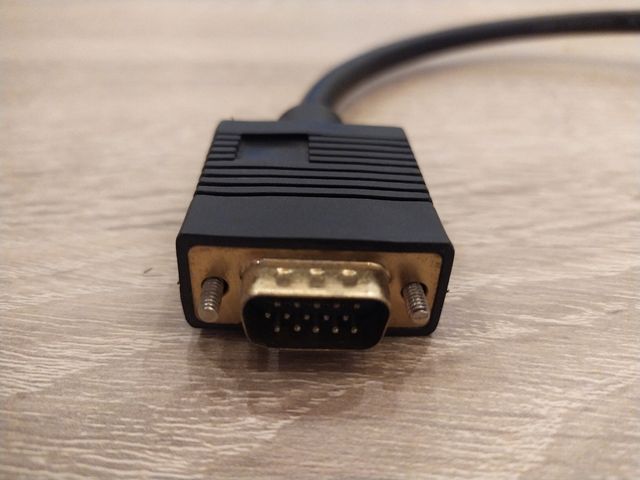 Cable VGA macho a 2 VGA hembra