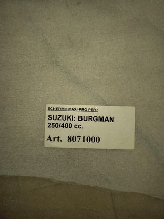 Parabrezza maxi Burgman 250-400
