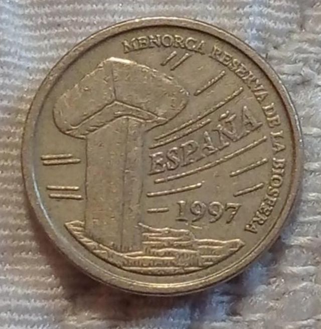 Moneta da 5 Pesetas del 1997 Spagna Baleares
