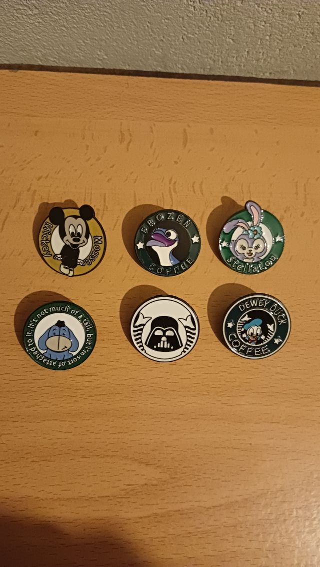 Pack broches de Disney