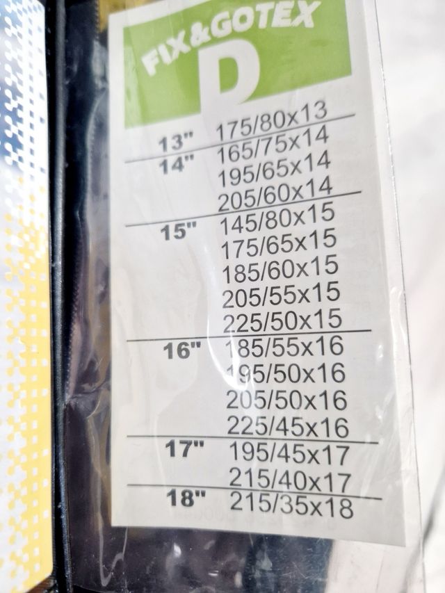 Cadenas textiles para nieve