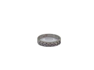 alianza oro 18k con piedra con diamante