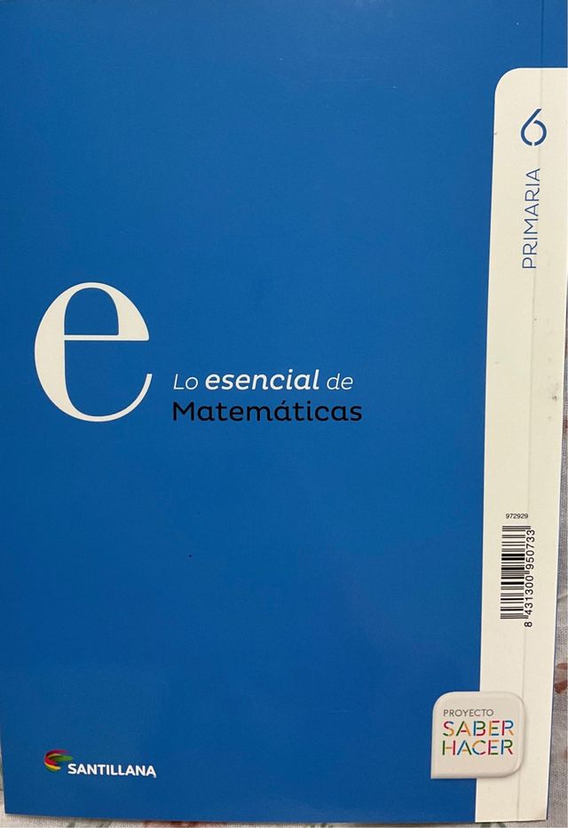 Lo Esencial Matemáticas 6º Primaria