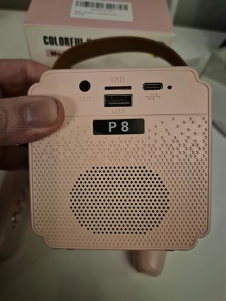 Karaoke infantil altavoz. Nuevo