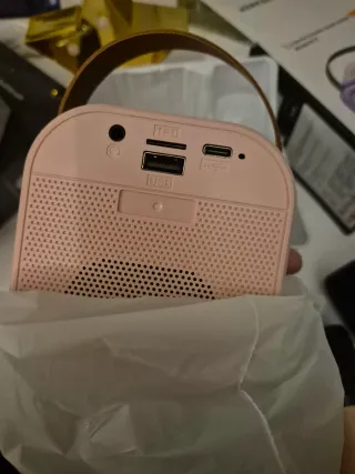 Karaoke infantil altavoz. Nuevo