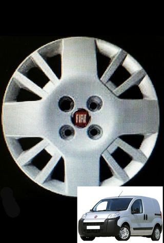 Coppe ruota copri ruote fiorino qubo 14"