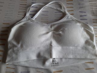 Top-reggiseno bianco