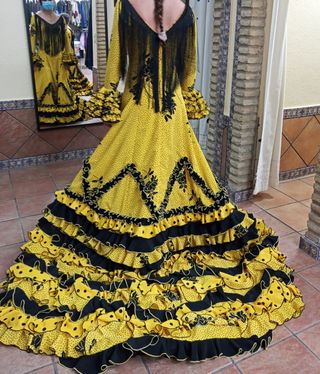 Traje flamenca gitana 