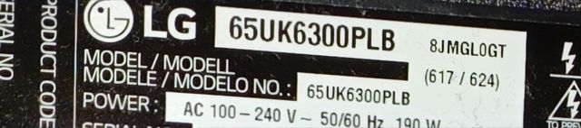 TV Led 65" LG SmartTV WebOS