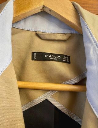 Gabardina Mango talla S 