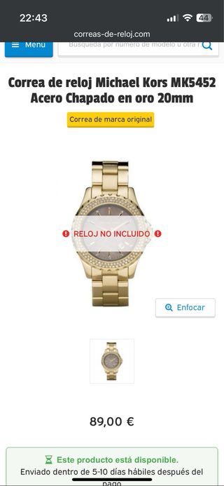 Reloj michel kors