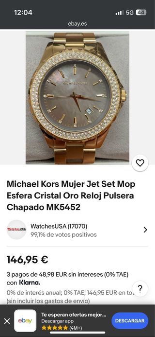Reloj michel kors