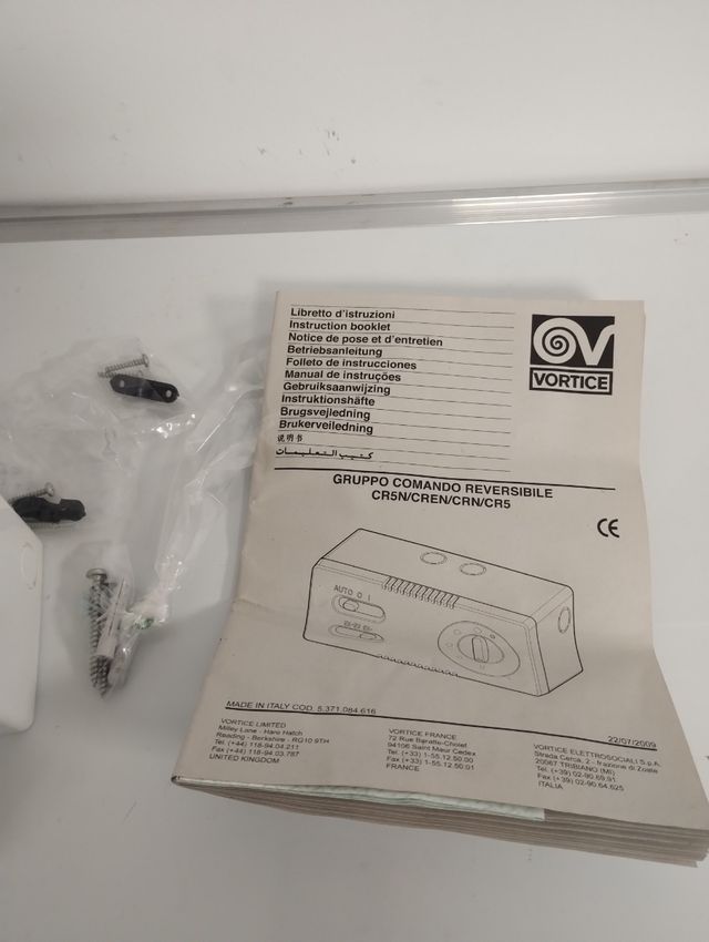 Vortice CR5N regolatore di velocità