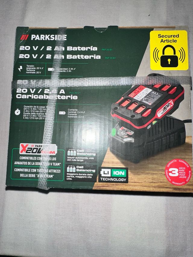 Bateria y Cargador 20V Parkside