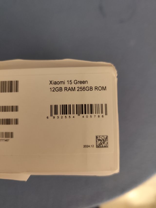 Xiaomi 15 verde 12 GB 256 GB