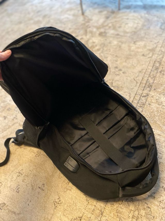 Mochila bolsa portatil unisex negro