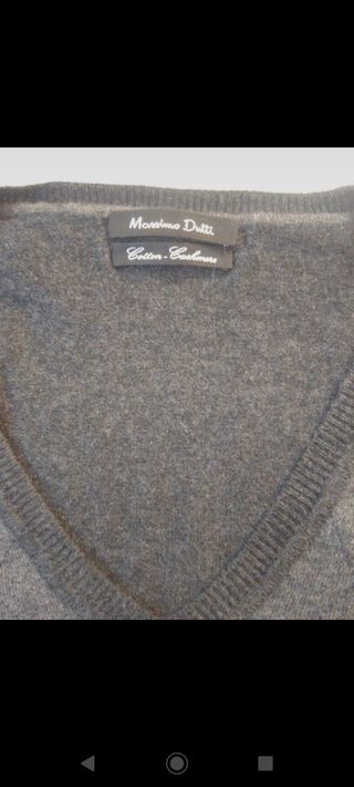 Jersey MASSIMO DUTTI,algodón y cachemira