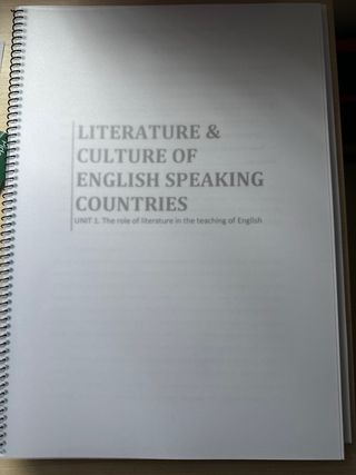 Apuntes y cuestionarios mención Inglés 