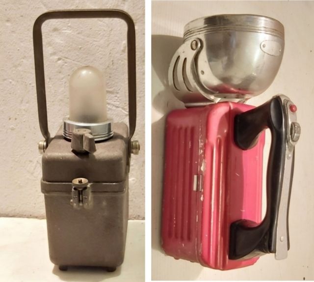 Lote dos linternas antiguas Wonder tifon y meyer