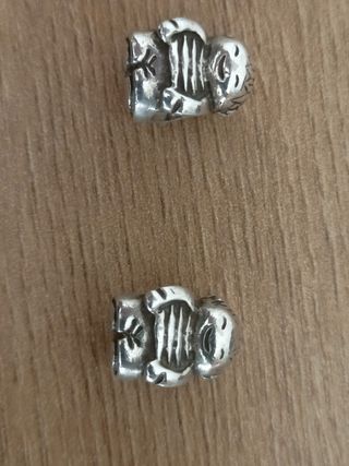 Charms Pandora con pulsera de cuero