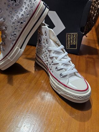 Converse Swarovski Plataforma Edición limitada 