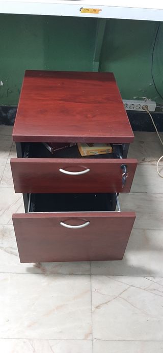 Cajonera con ruedas y cerradura