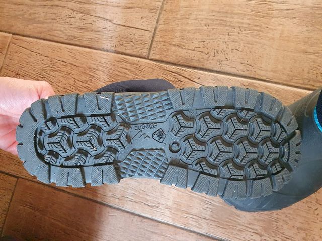 Doposci trekking SH100 blu Decathlon 34/35