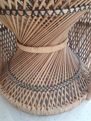 Sillon de mimbre Emmanuelle