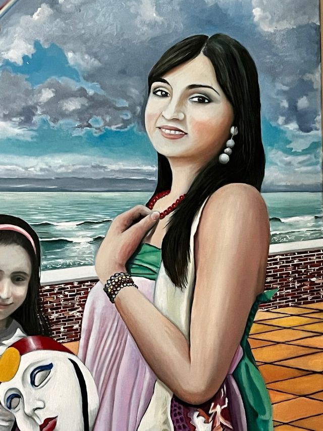 Antonio Pirozzi olio su tela