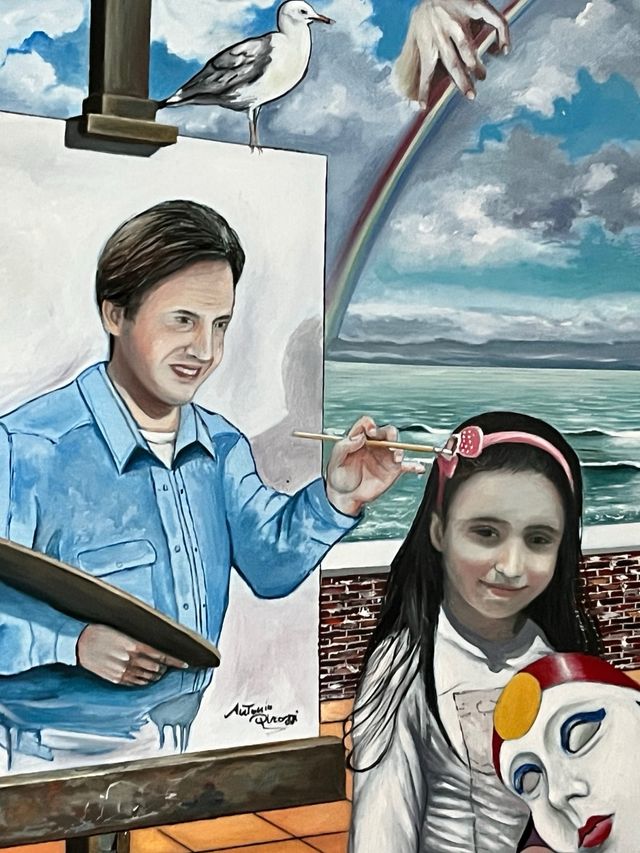 Antonio Pirozzi olio su tela