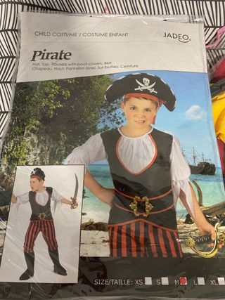 Disfraz pirata niño