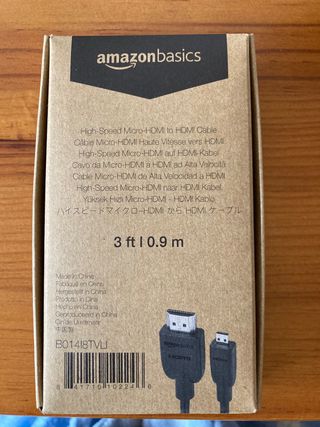 Cable Micro-HDMI de alta velocidad a HDMI