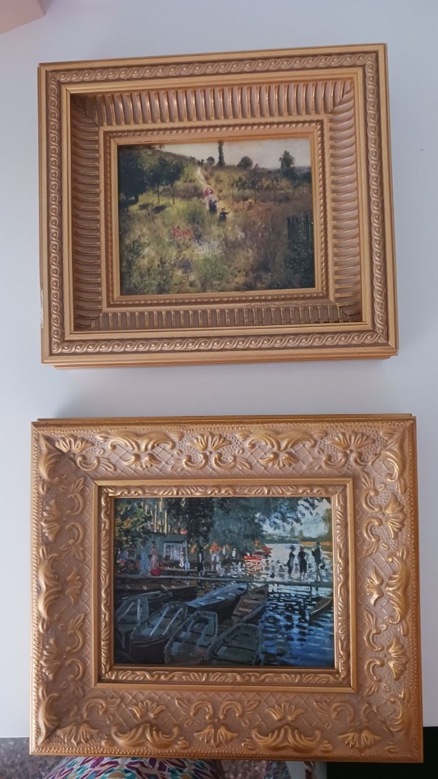 Lote de Cuadros pintores impresionistas