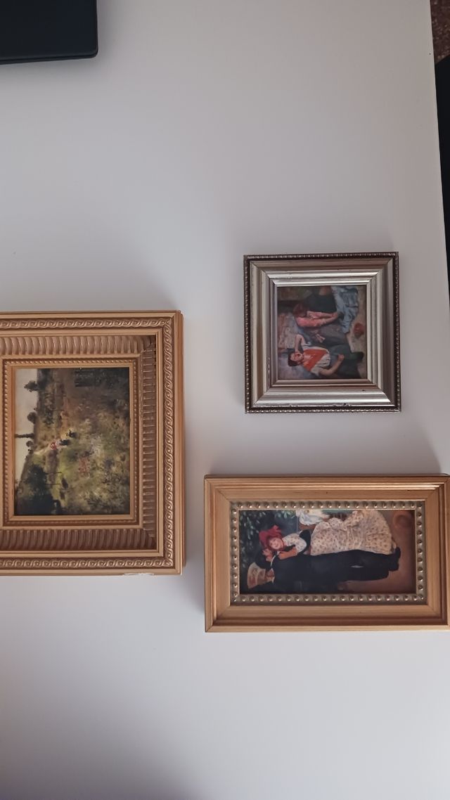 Lote de Cuadros pintores impresionistas