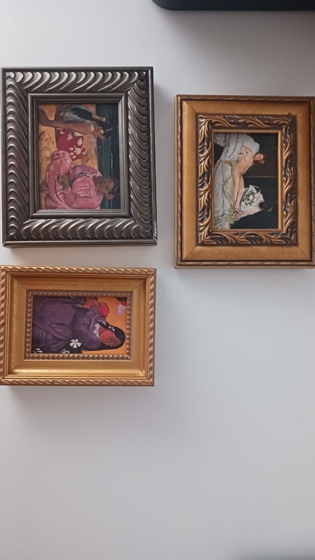 Lote de Cuadros pintores impresionistas