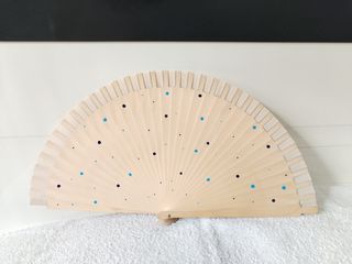 Abanico de flamenca. Pintado a mano
