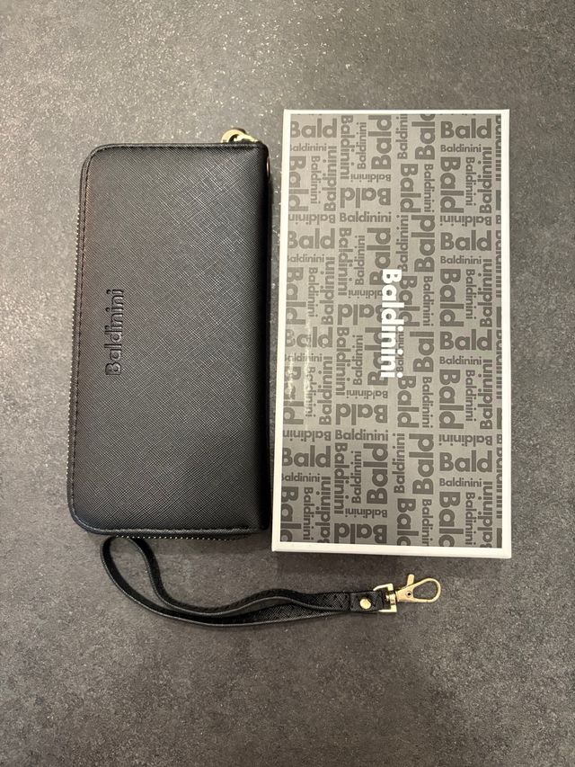 Portafoglio nero Baldinini