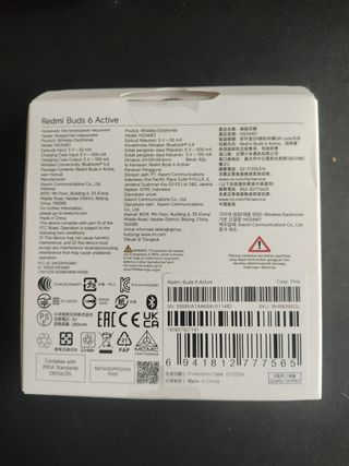 AURICULARES REDMI BUDS 6 ACTIVE