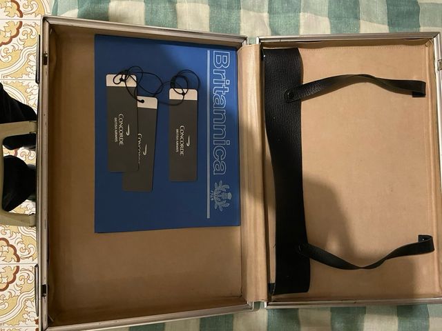 Valigetta piloti concorde aereo